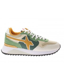 W6YZ  Sneaker  Yak Camoscio E Tessuto