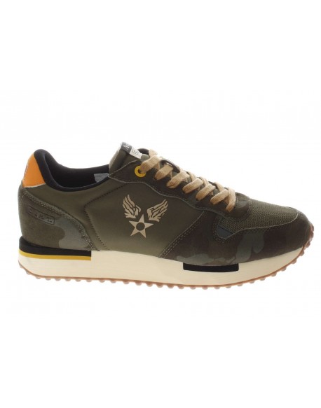 Avirex  Sneaker Isaac in Camoscio e Tessuto