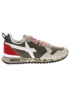 W6YZ  Sneaker  Jet Camoscio E Tessuto