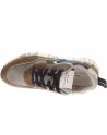 Voile Blanche  Sneaker Club01 Suede Fabric Taupe-N