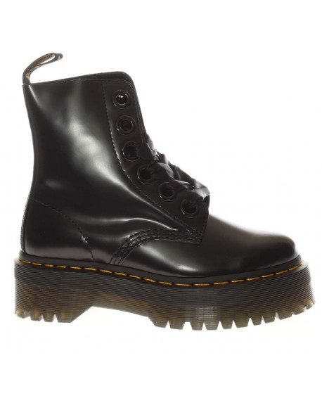 Dr Martens  Anfibio Molly in pelle con platform