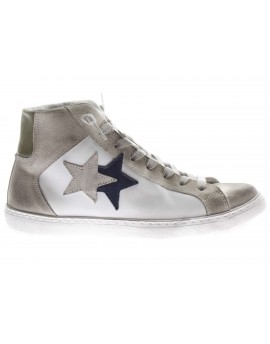 2Star  Sneaker Alta in pelle