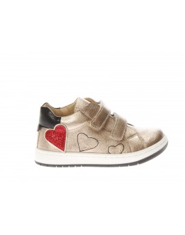 Rossano  Sneaker con velcro in pelle