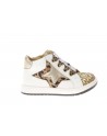 Rossano  Sneaker con velcro in pelle