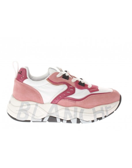 Voile Blanche  Sneaker  Club105 Pelle/Tessuto Rosa