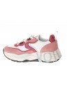 Voile Blanche  Sneaker  Club105 Pelle/Tessuto Rosa