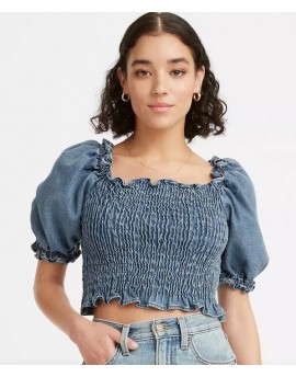 Levi's®  Rey Smocked Ss Blouse