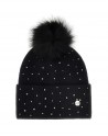 Guess  Cappello in maglia con strass Black