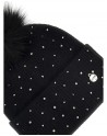 Guess  Cappello in maglia con strass Black