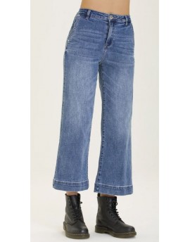 Take.Two  Pantalone Emma Denim Wide leg