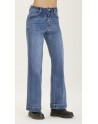 Take.Two  Pantalone Mea Denim Wide Leg Piegon