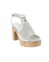 Nero Giardini  Sandalo tacco in pelle con platform