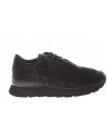 Guess  Sneaker Fano in pelle e tessuto nero