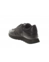 Guess  Sneaker Fano in pelle e tessuto nero