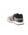 Guess  Sneaker Fano in pelle e tessuto grigio/nero