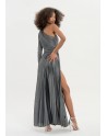 Fracomina  Abito Long Dress Silver