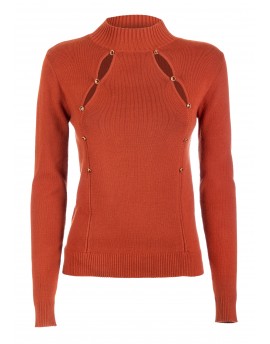 Fracomina  Maglia Knitted Sweater Brick