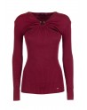 Fracomina  Maglia Knitted Sweater Bordeaux