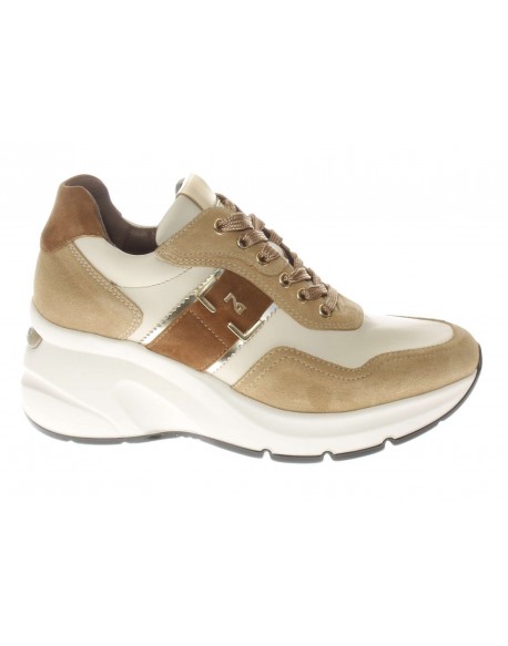 Nero Giardini  Sneaker con zeppa 6 cm bicolore