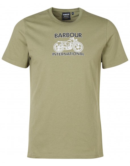 Barbour International  T shirt con Stampa Lens