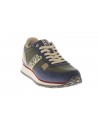 Napapijri  Sneaker Cosmos in pelle e tessuto green