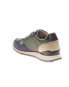 Napapijri  Sneaker Cosmos in pelle e tessuto green