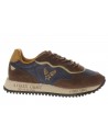 Avirex  Sneaker Morris in pelle e camoscio blu