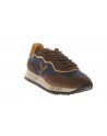 Avirex  Sneaker Morris in pelle e camoscio blu