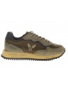 Avirex  Sneaker Morris in pelle e camoscio green