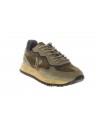 Avirex  Sneaker Morris in pelle e camoscio green