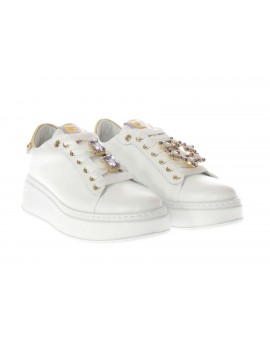 Gio+  Sneaker Pia in Pelle con Accessorio