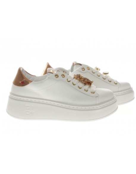 Gio+  Sneaker in pelle con accessorio Pia 240