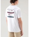 Woolrich  T shirt con stampa sul retro