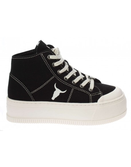 WindsorSmith  Sneaker alta in canvas