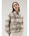 Woolrich  Giacca in misto lana con frange