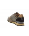 Napapijri  Sneaker Cosmos in pelle taupe green