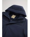 Woolrich  Giacca in nylon elasticizzato imbottita con cappuccio rimovibile