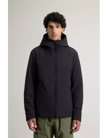 Woolrich  Giacca Pacific soft shell black