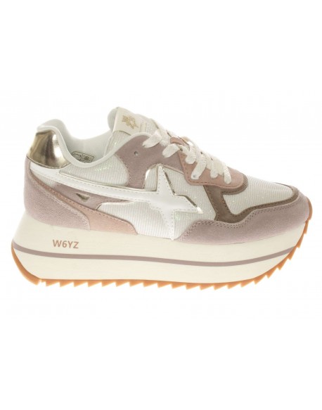 W6YZ  Sneaker  Deva W. Suede/Metallic Fab