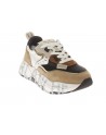 Voile Blanche  Sneaker  Club105 Pelle/Tessuto Brow