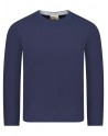 Woolrich  Maglia girocollo in lana  melton blue