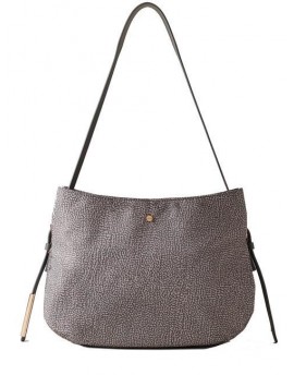 Borbonese  Borsa shopping Hobo media grey