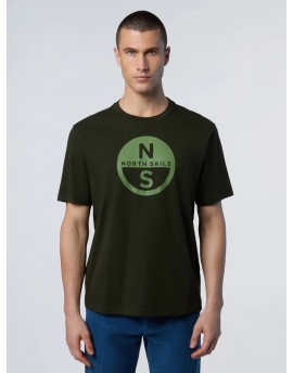 North Sails  T shirt Basic verde