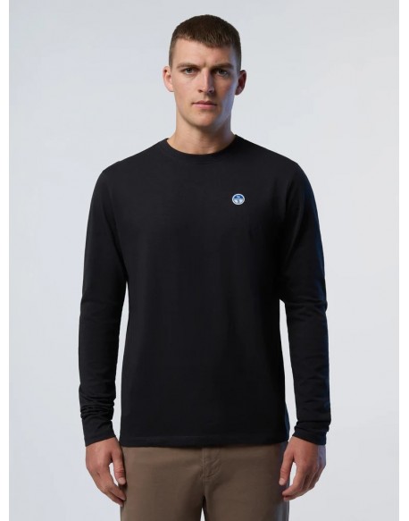 North Sails  T shirt Basic Bollo nero