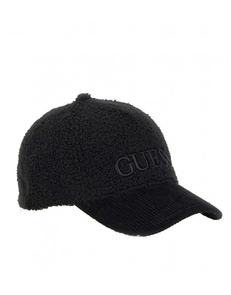 Guess  Cappello baseball pelliccia nero