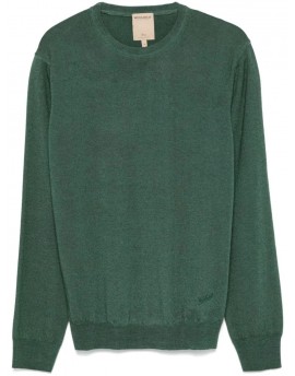 Woolrich  Maglia girocollo in lana verde