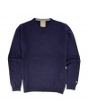 Woolrich  Maglia girocollo melton blue