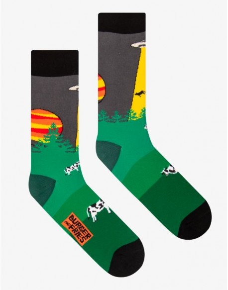 Socks Burger And Fries  Calza Space Socks  Beilive