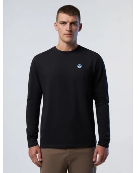 North Sails  T shirt Basic Bollo nero