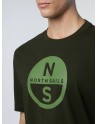 North Sails  T shirt Basic verde